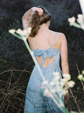 BB Dakota Elliot 100% Tencel Super-Soft Tie-Back Jumpsuit (Size 8) With Pockets